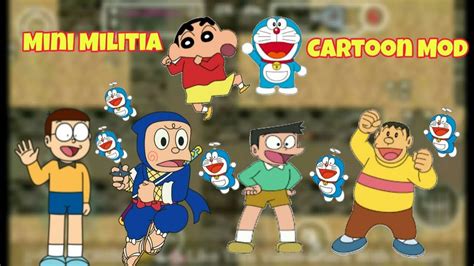 Mini Militia Cartoon Super WAR Mod.